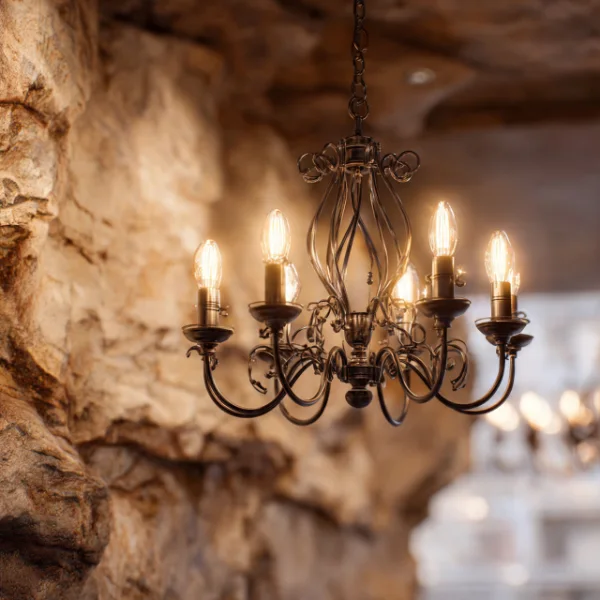 ultra realistic interior detail photograph focusing on a