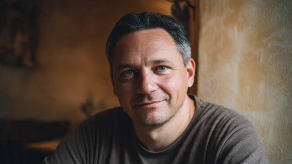 ultra realistic intimate lifestyle portrait photograph of a